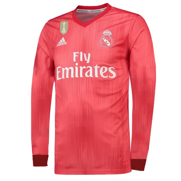 Camiseta Real Madrid 3ª equipo ML 2018-19 Rojo